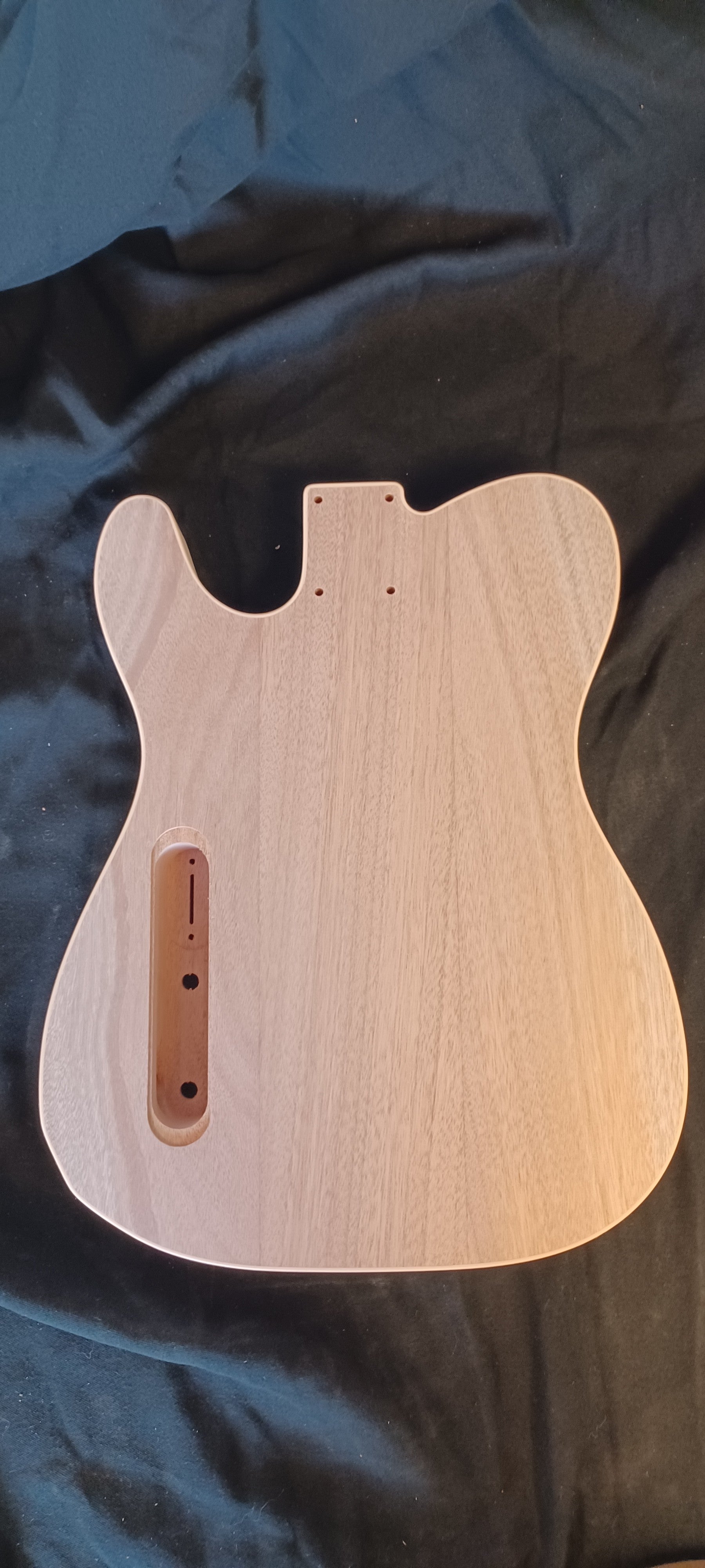 Mahogany Double Bound Tele Body