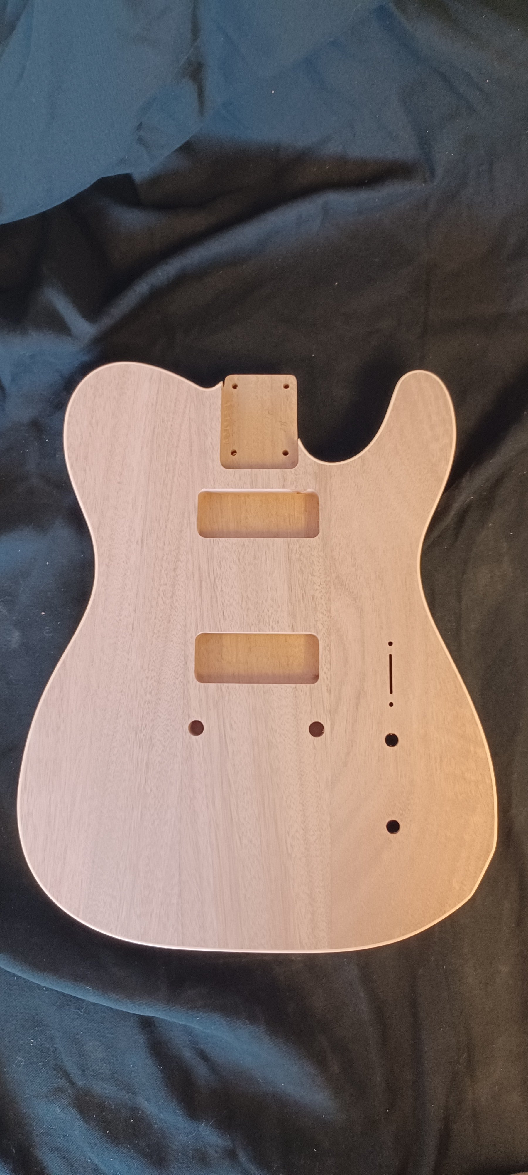 Mahogany Double Bound Tele Body