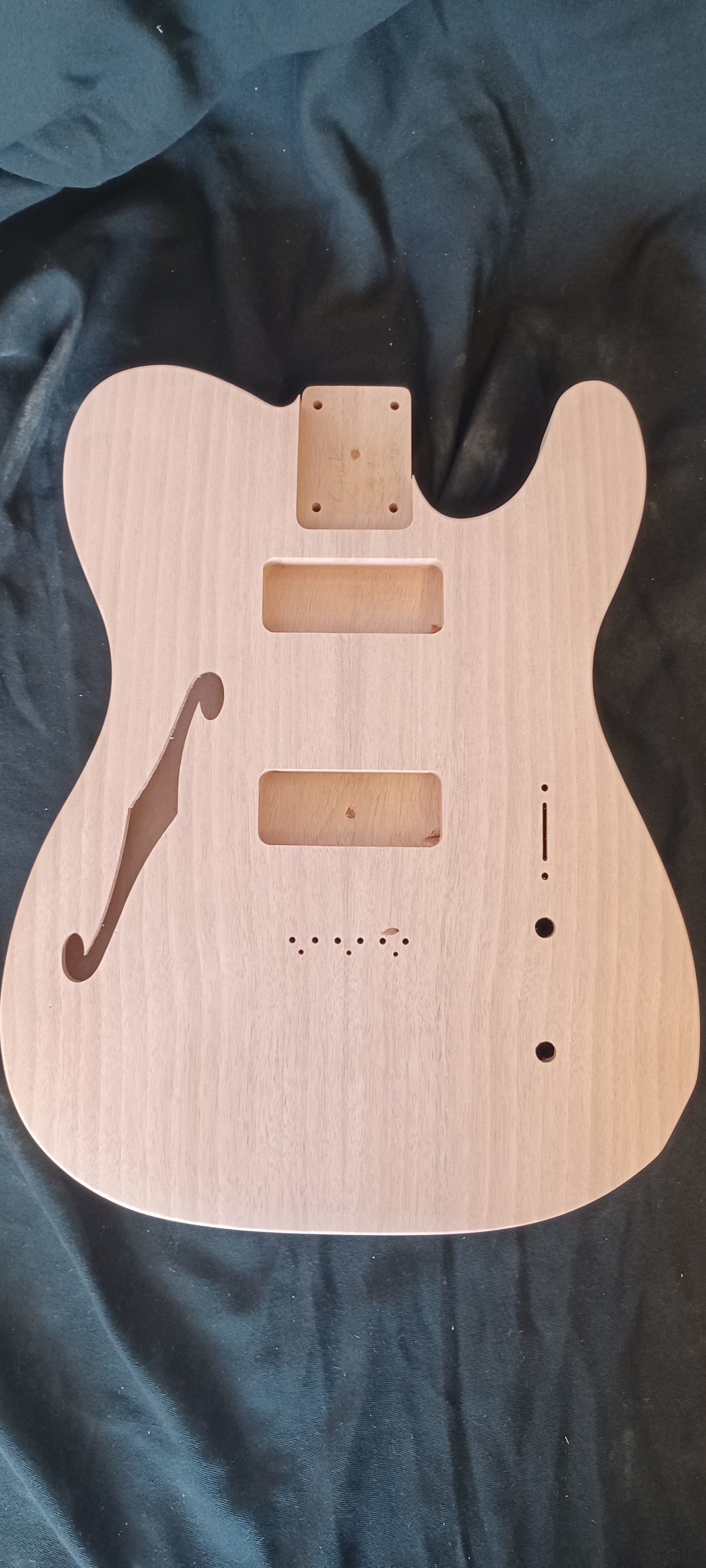 Mahogany Thinline Tele Body