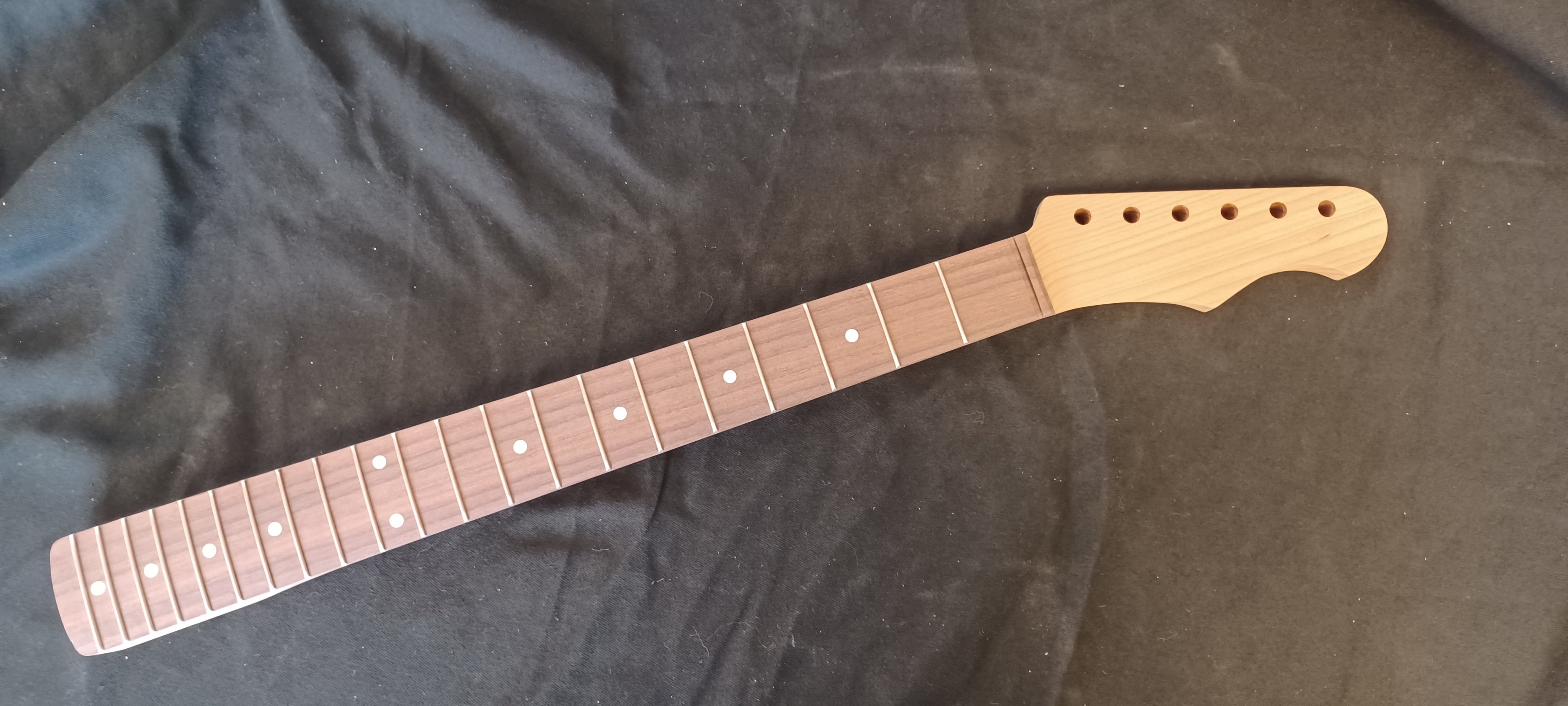 Roasted Maple/Rosewood R6 Style Guitar Neck