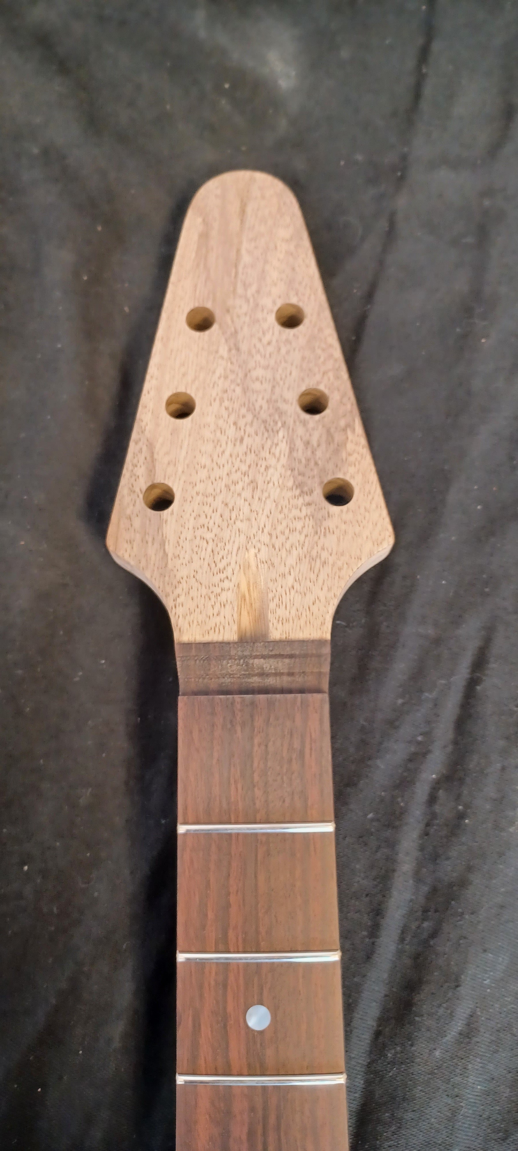 Black Limba/Macassar Ebony 24 Fret 3x3 Tiltback Neck