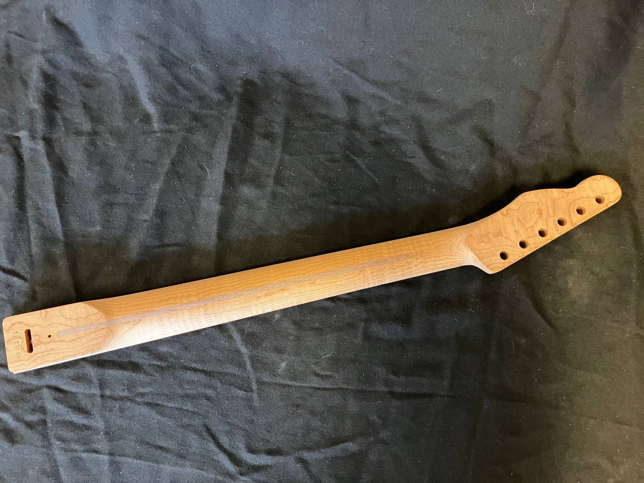 One Piece Roasted Flame Maple U1 Guitar Neck