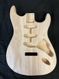 Chambered Swamp Ash Dinky Strat