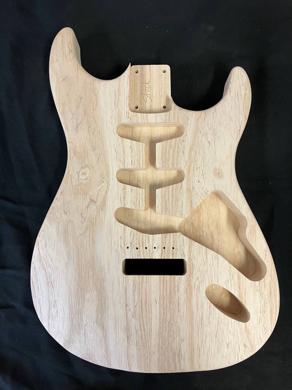 Chambered Swamp Ash Dinky Strat