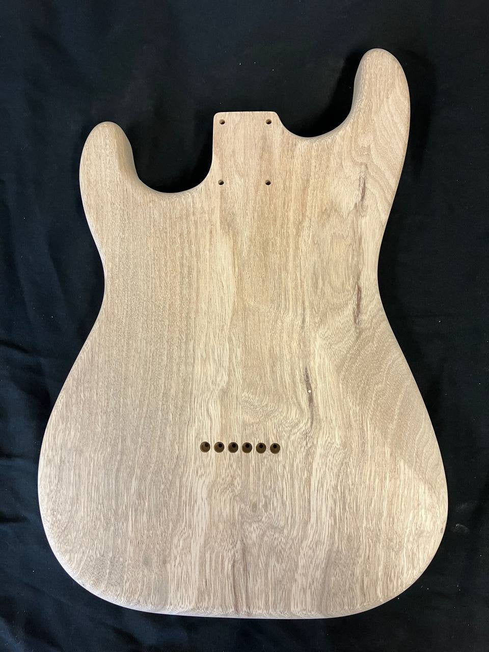 1PC Black Limba Strat Body