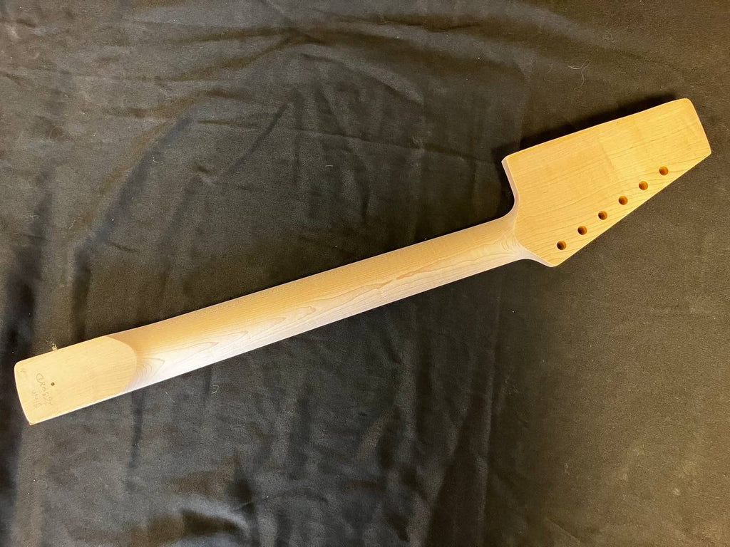 Flame Maple/Rosewood P6 Guitar Neck