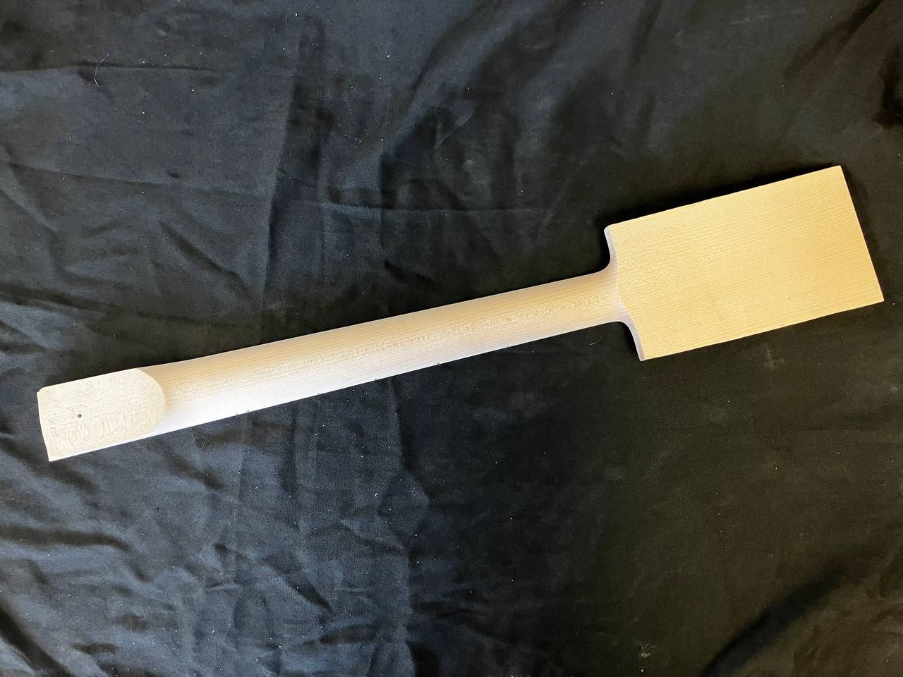 Qtrswn Maple/Qtrswn Maple Paddlehead Guitar Neck