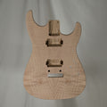 Swamp Ash/Flame Maple Dinky Strat Body