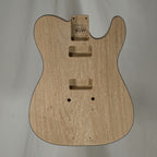 2PC White Korina Double Bound Tele Guitar Body