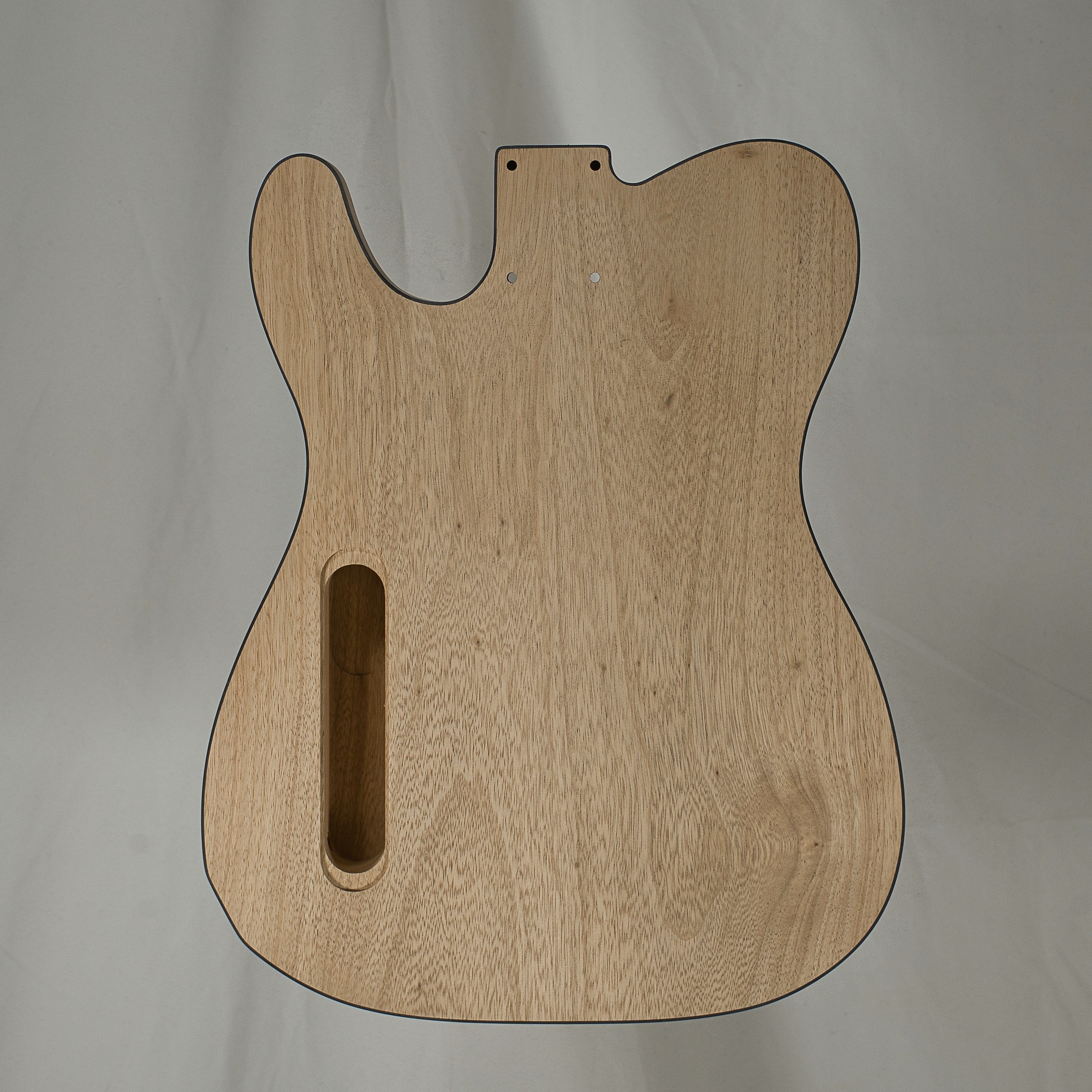 2PC White Korina Double Bound Tele Guitar Body