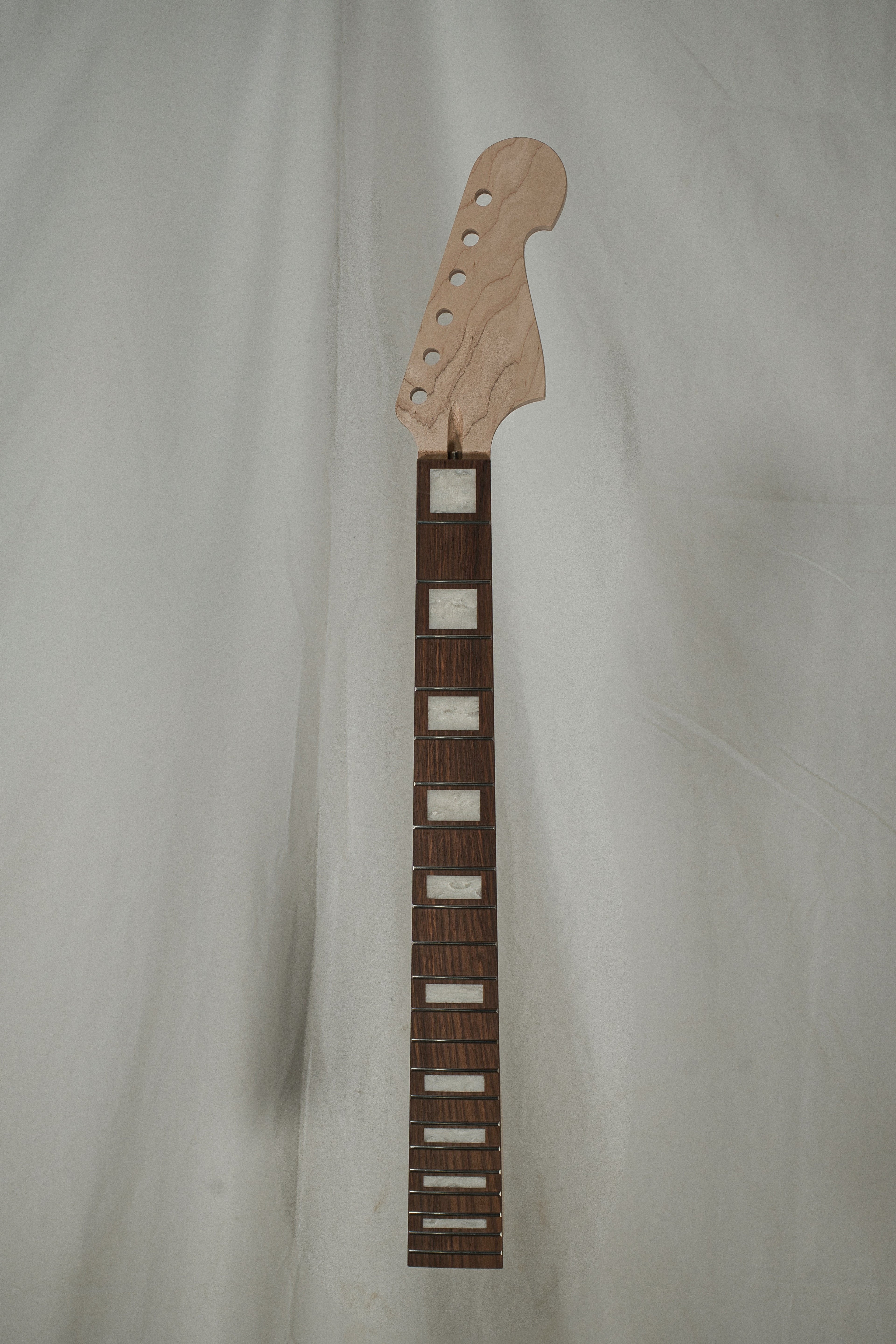 Maple/Rosewood JM Style Tiltback Guitar Neck Block Inlay