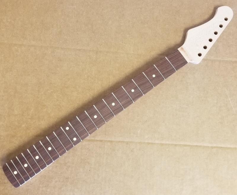 Qtrswn Maple/Rosewood R6 Righthand Reverse Guitar Neck