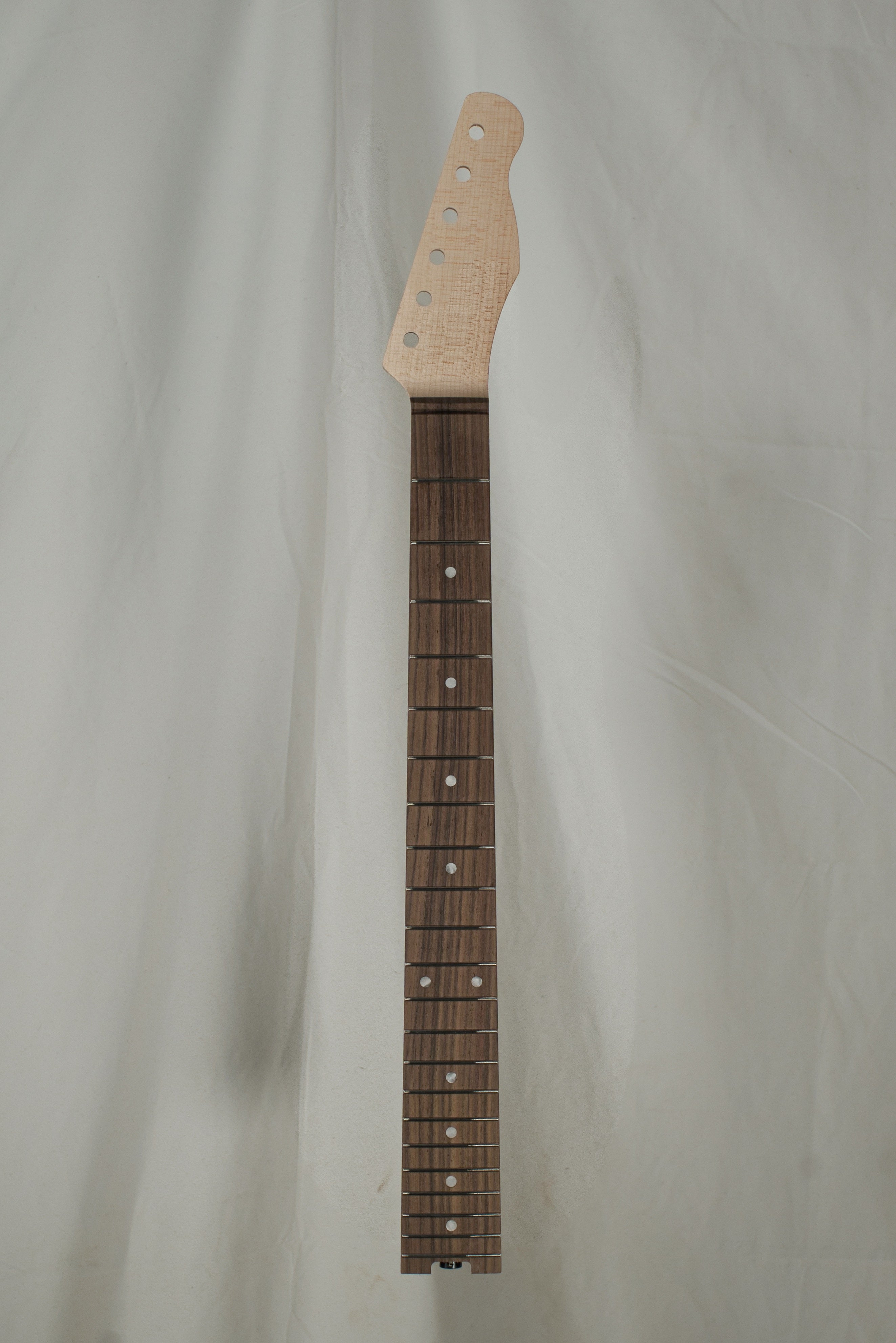 Quartersawn Maple/Rosewood U1 Guitar Neck MOP Inlays