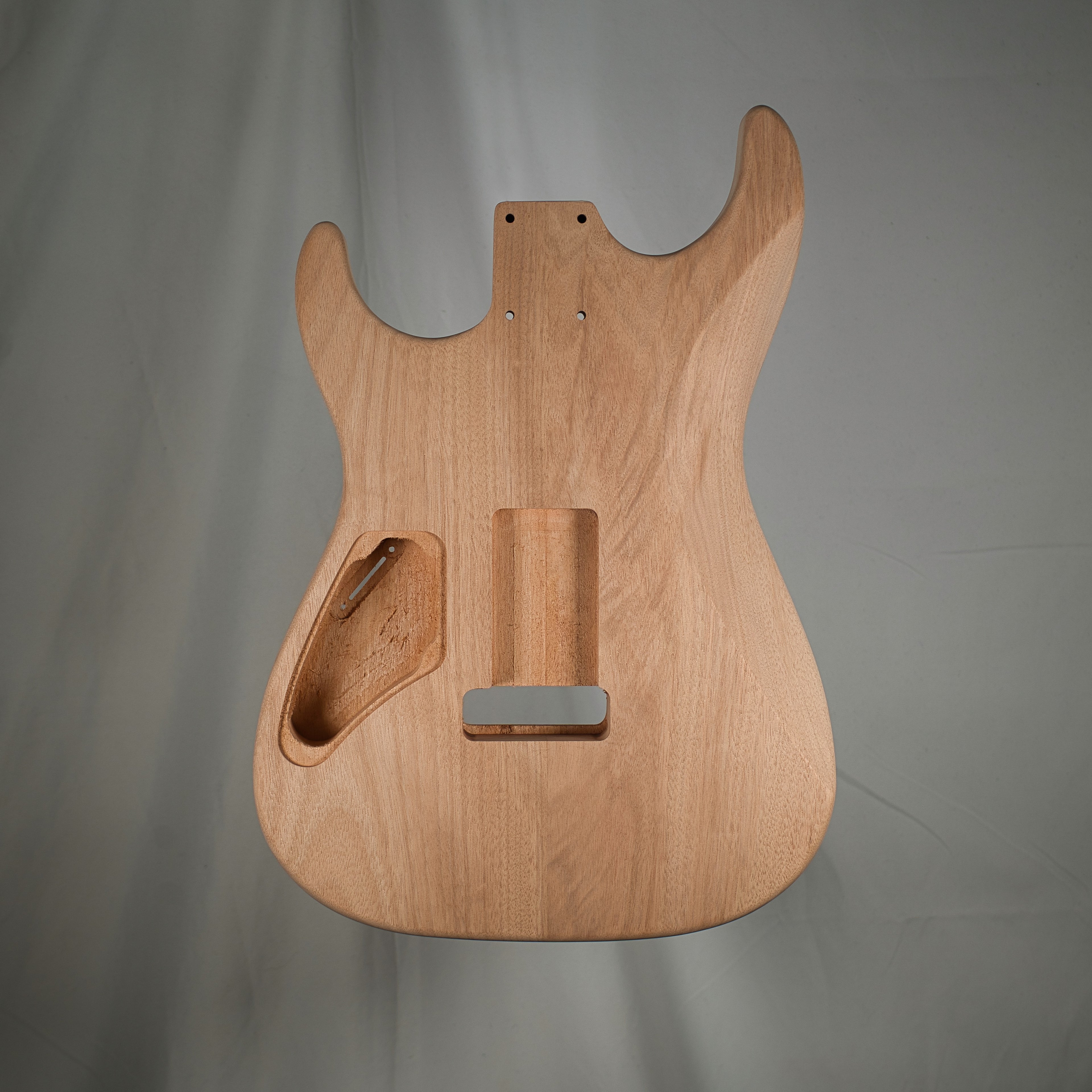Mahogany Dinky Strat Guitar Body