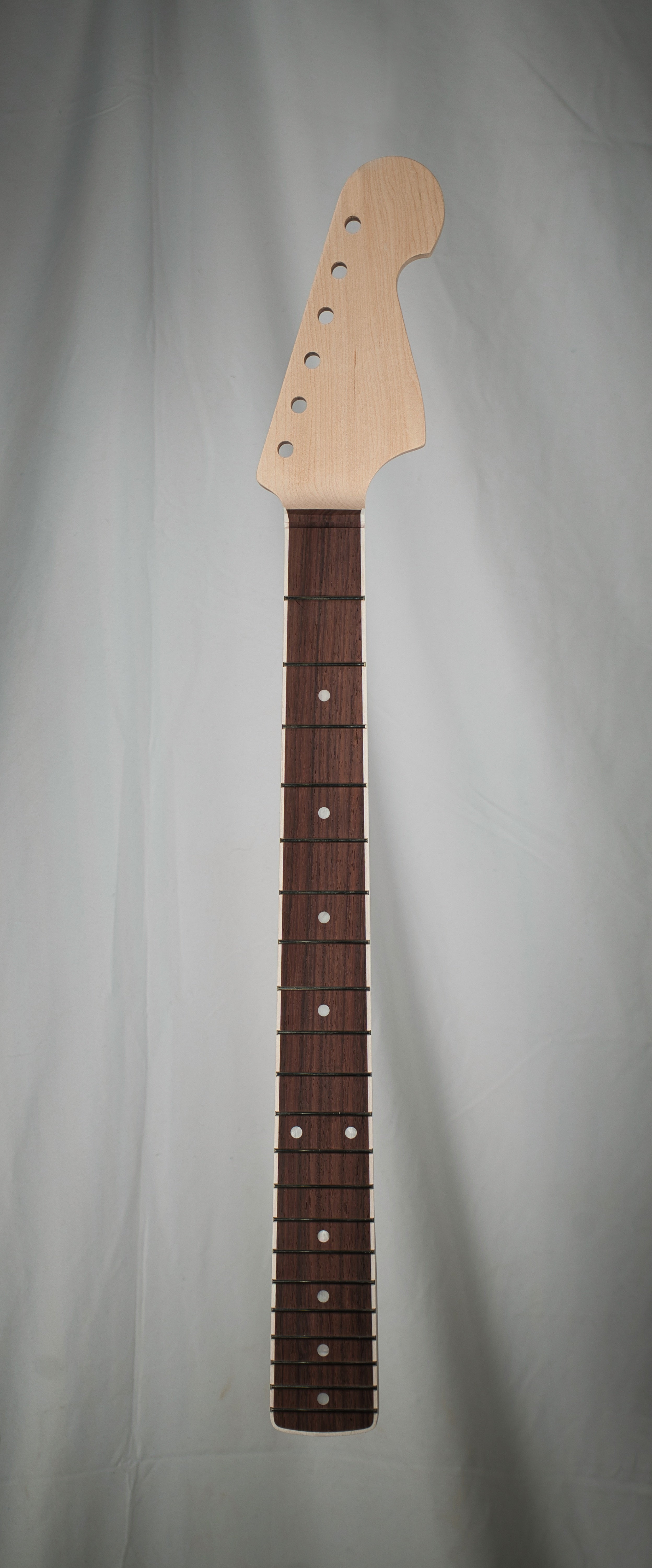 Maple/Rosewood U3 Guitar Neck with White Binding