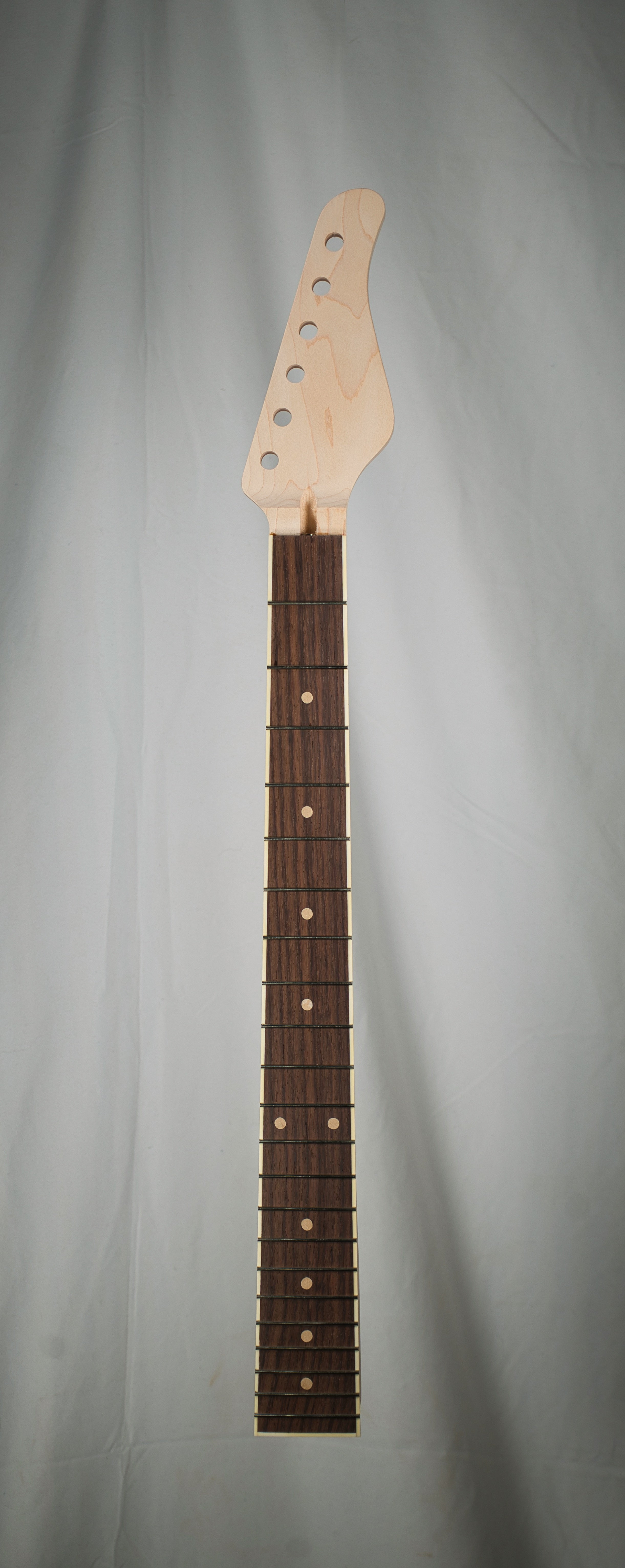 Maple/Rosewood Custom Guitar Neck with Cream Binding