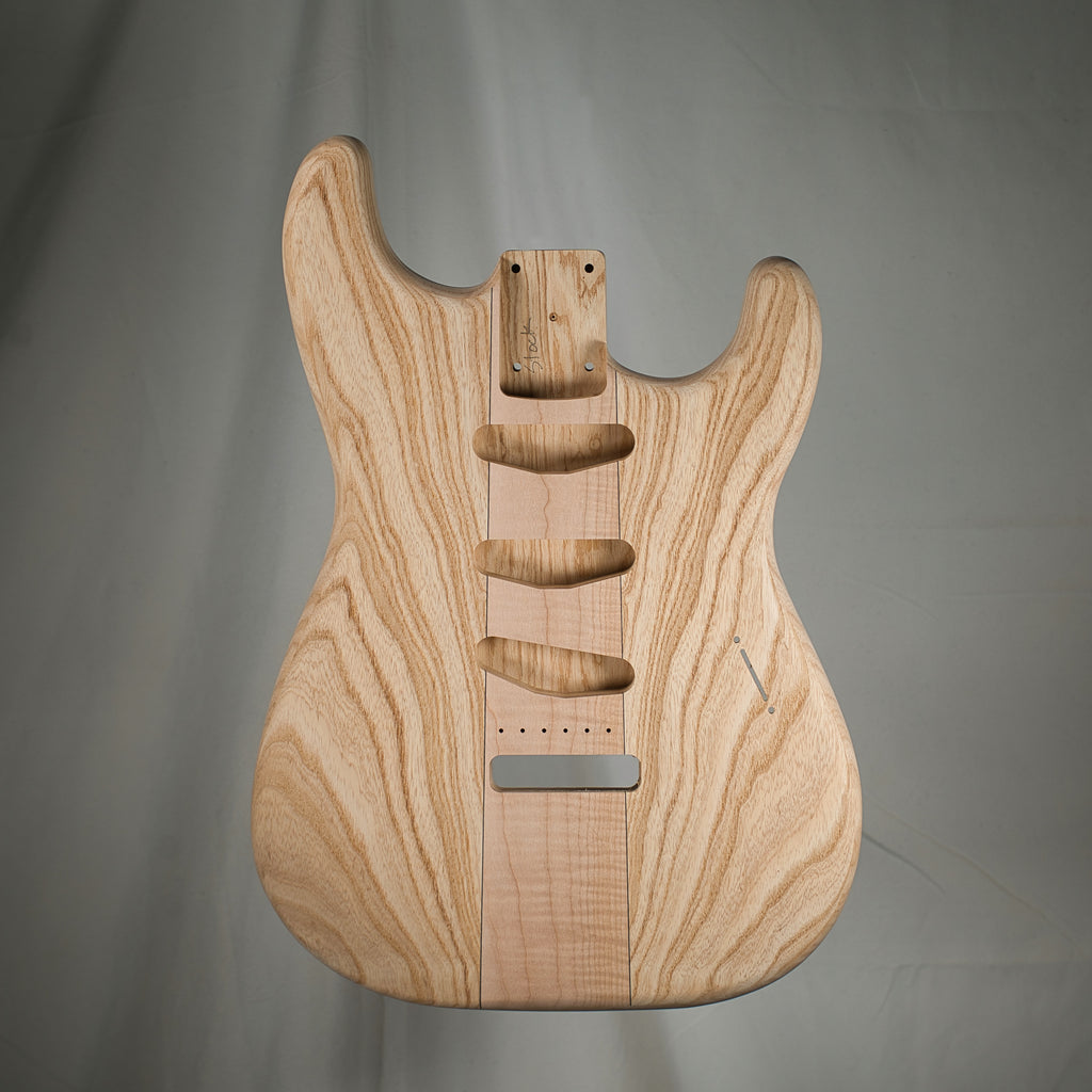 Swamp Ash Core/ Swamp Ash/Flame Maple/Swamp Ash Strat Guitar Body