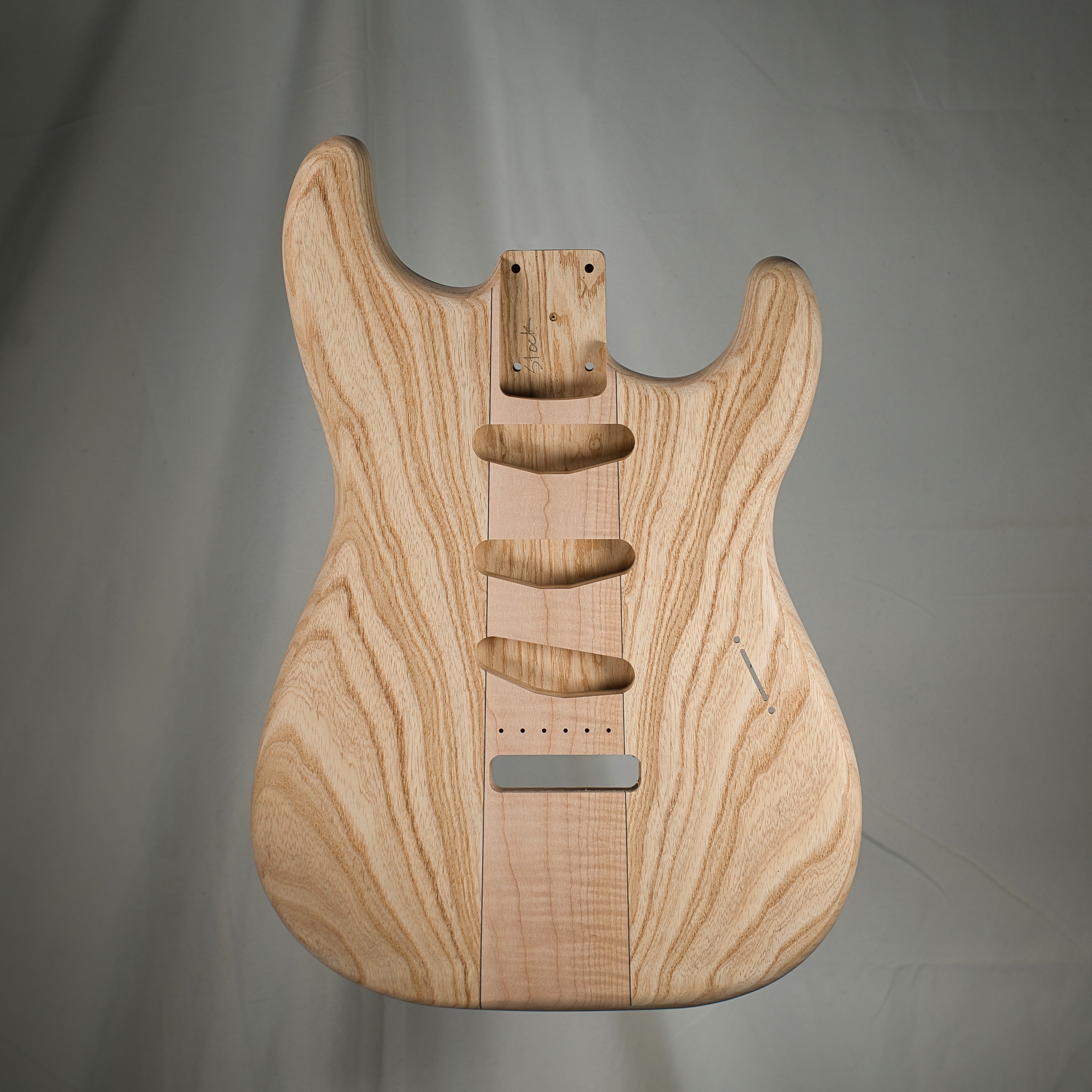 Swamp Ash Core/ Swamp Ash/Flame Maple/Swamp Ash Strat Guitar Body