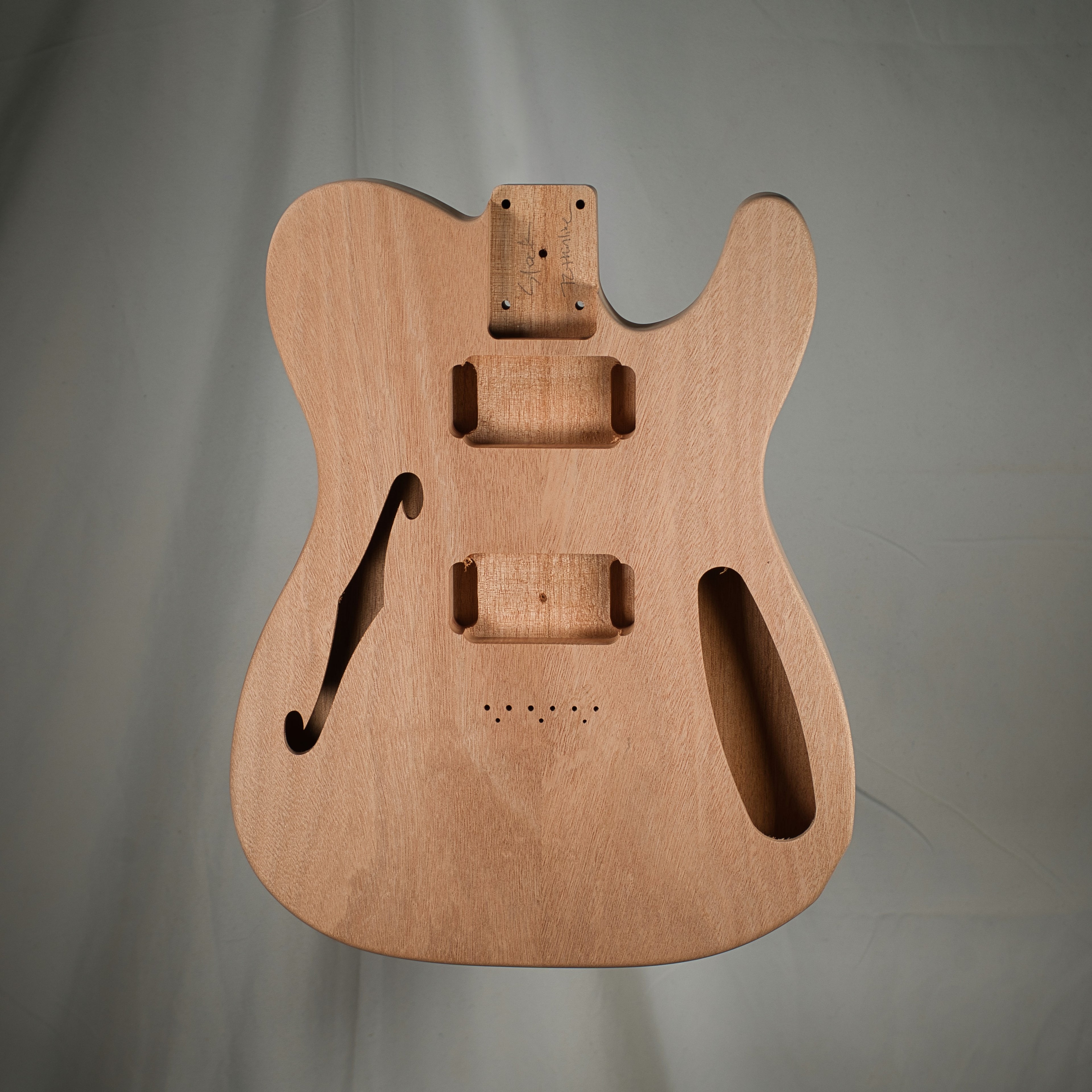 1PC Mahogany Thinline Tele Guitar Body