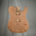 1PC Swamp Ash/Burl Maple Tele Guitar Body