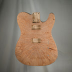 1PC Swamp Ash/Burl Maple Tele Guitar Body