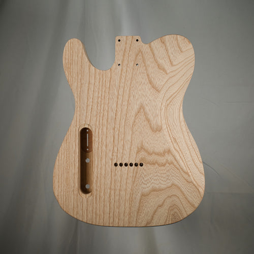 1PC Swamp Ash/Burl Maple Tele Guitar Body