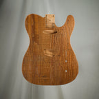One-Piece Spalt Alder/Reclaimed Pine Tele Guitar Body