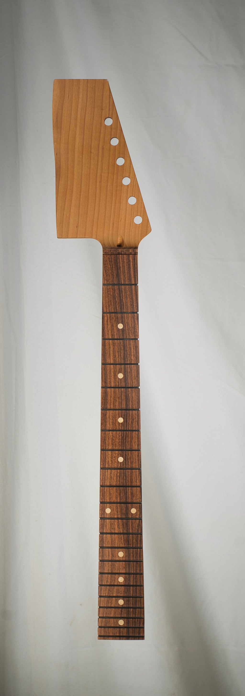 *Lefty* Roasted Maple/Rosewood P6 Guitar Neck 24-3/4" Conversion Scale