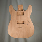 3PC Mahogany Double Cut Tele Guitar Body