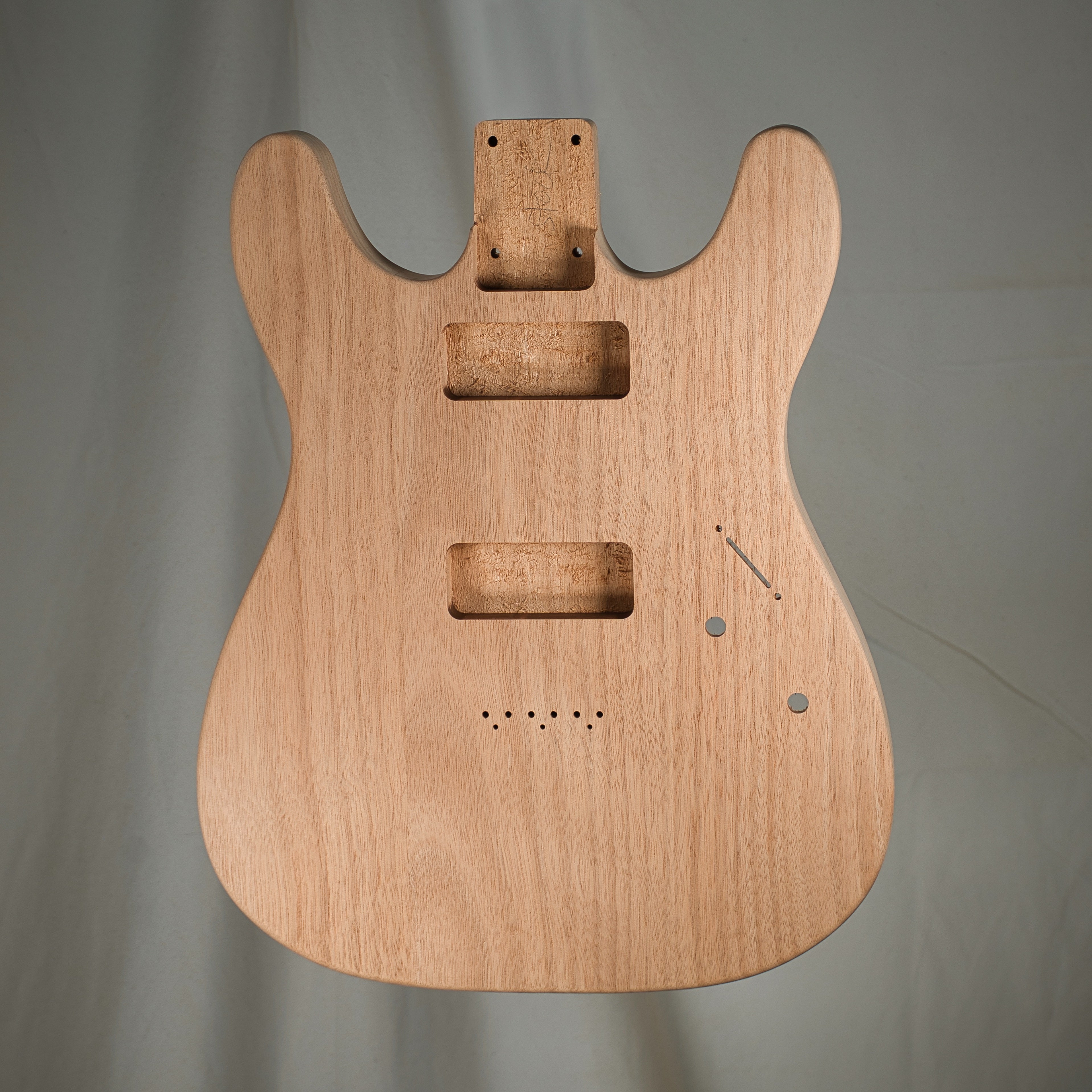 3PC Mahogany Double Cut Tele Guitar Body