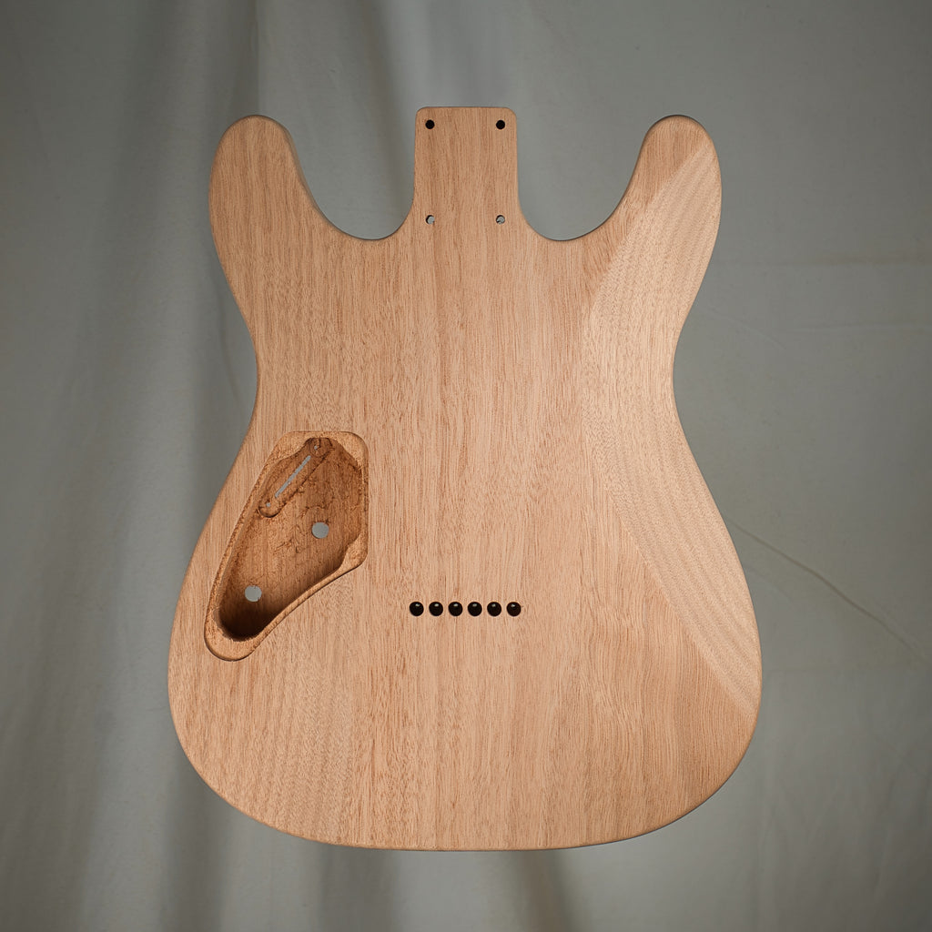 3PC Mahogany Double Cut Tele Guitar Body