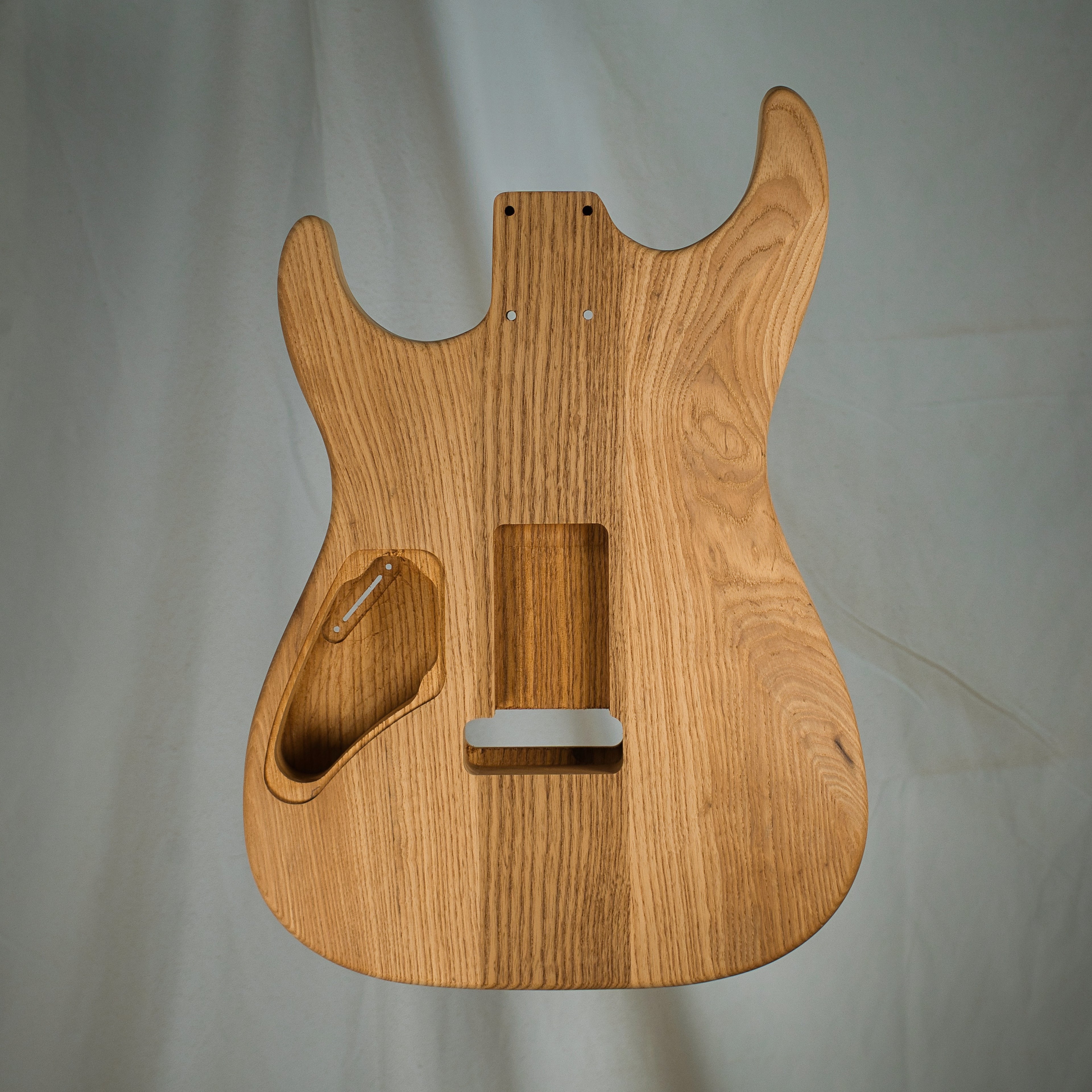 3PC Roasted Swamp Ash Dinky Strat Guitar Body