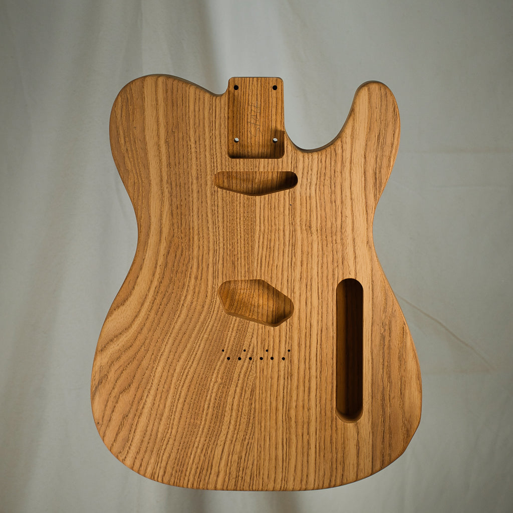 Roasted Swamp Ash Tele Guitar Body