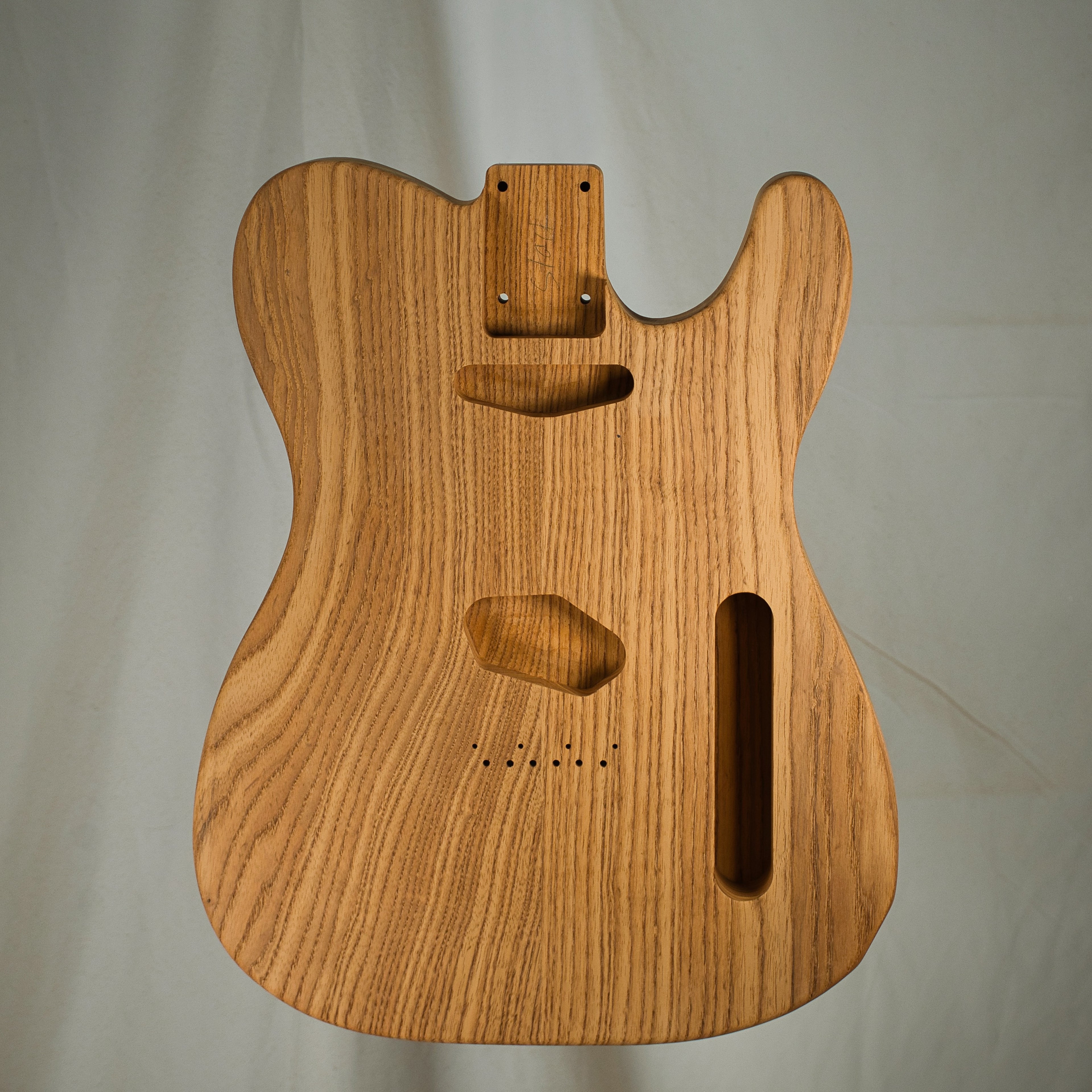 Roasted Swamp Ash Tele Guitar Body
