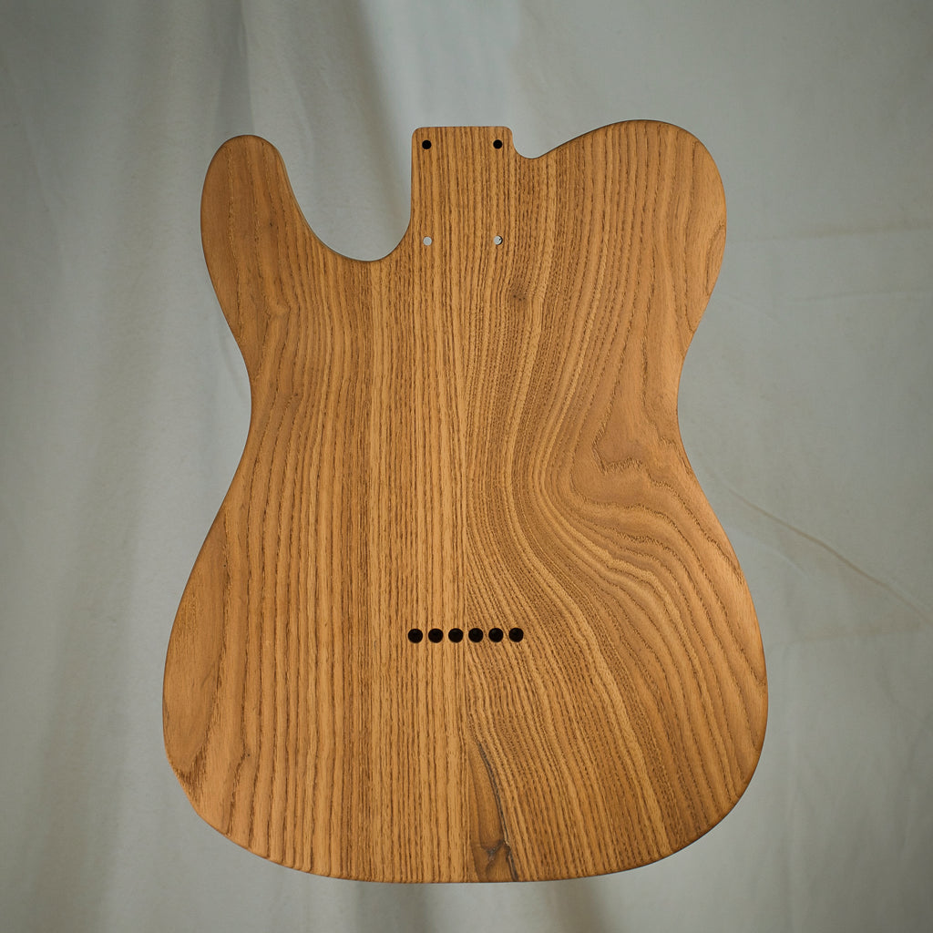 Roasted Swamp Ash Tele Guitar Body