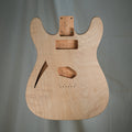Swamp Ash/Maple Double Cut Tele Guitar Body