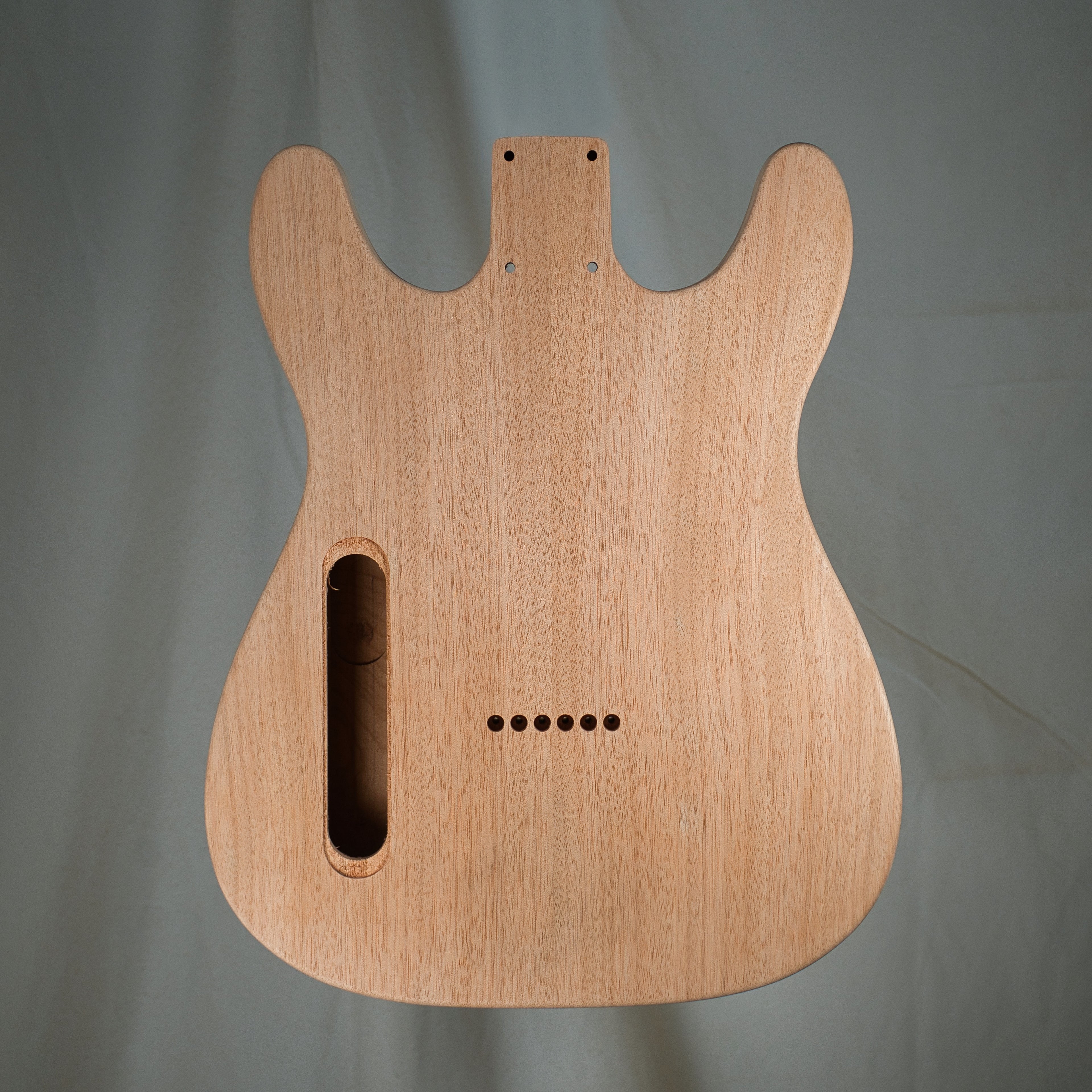 Swamp Ash/Maple Double Cut Tele Guitar Body