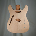 Mahogany/Maple Double Cut Tele Guitar Body