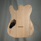 Hybrid Swamp Ash/Quilt Maple Tele Guitar Body