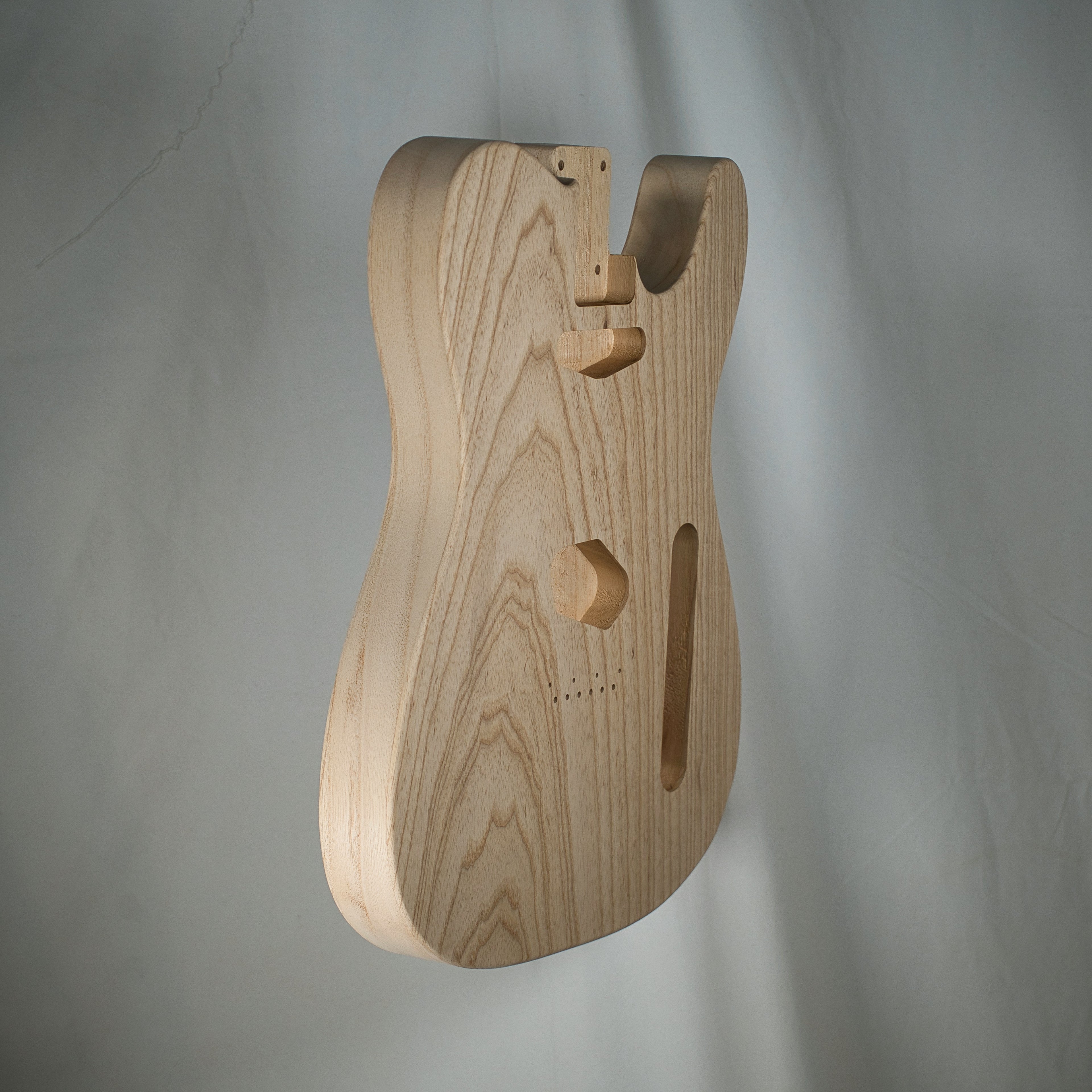 Paulownia Tele Guitar Body with Swamp Ash Top and Back Laminate