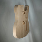 Paulownia Tele Guitar Body with Swamp Ash Top and Back Laminate