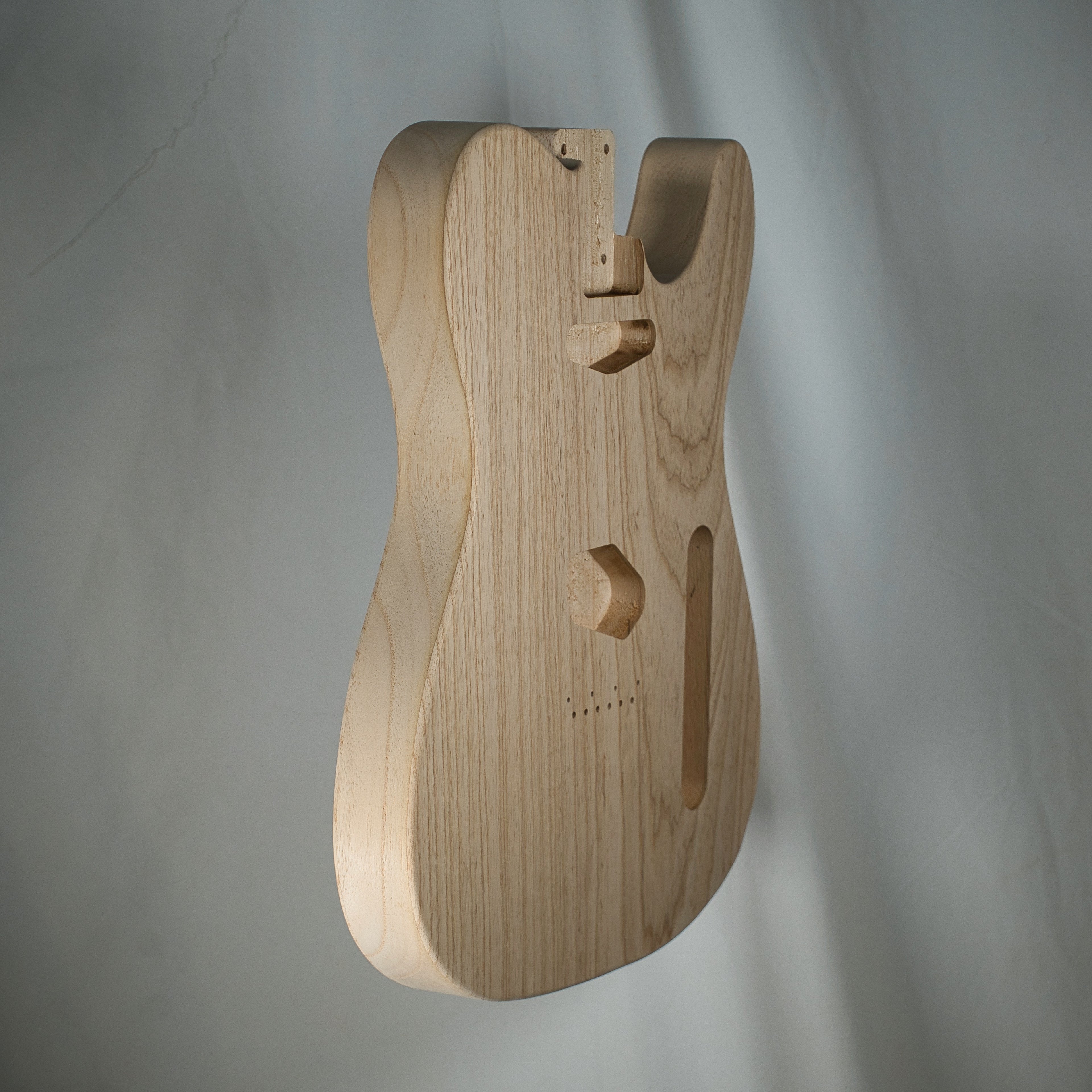 Paulownia Tele Guitar Body with Swamp Ash Top and Back Laminate