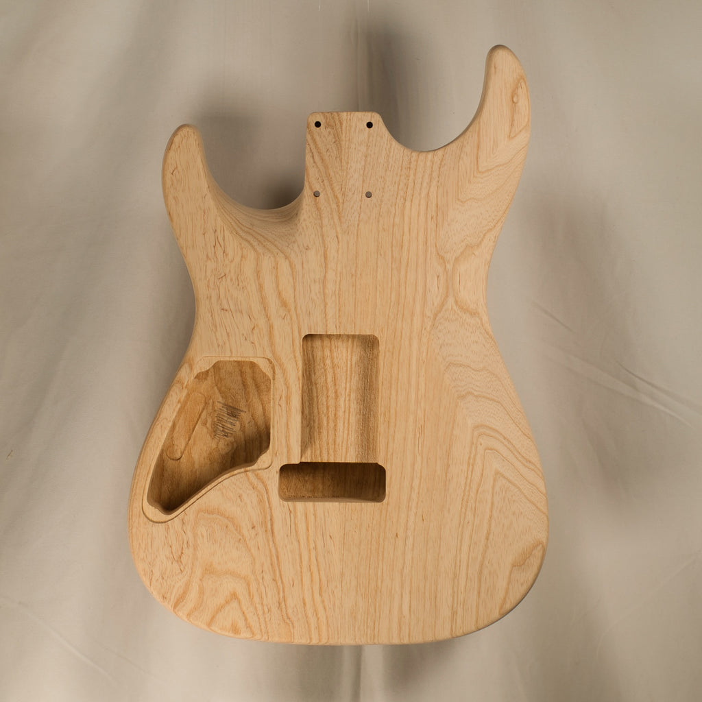 Swamp Ash/Swamp Ash Carved Top Dinky Strat Guitar Body