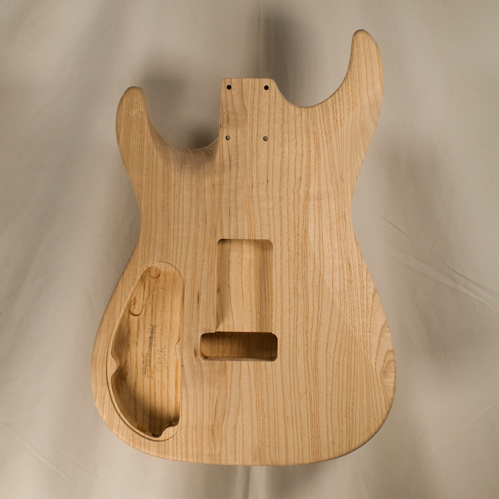 Swamp Ash/Swamp Ash Carved Top Dinky Strat Guitar Body