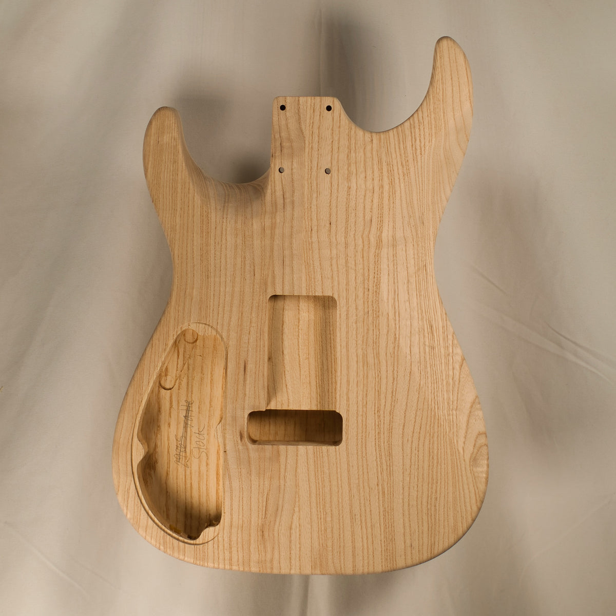 Swamp Ash/Swamp Ash Carved Top Dinky Strat Guitar Body