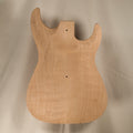 Maple/Mahogany Carved Top Dinky Strat