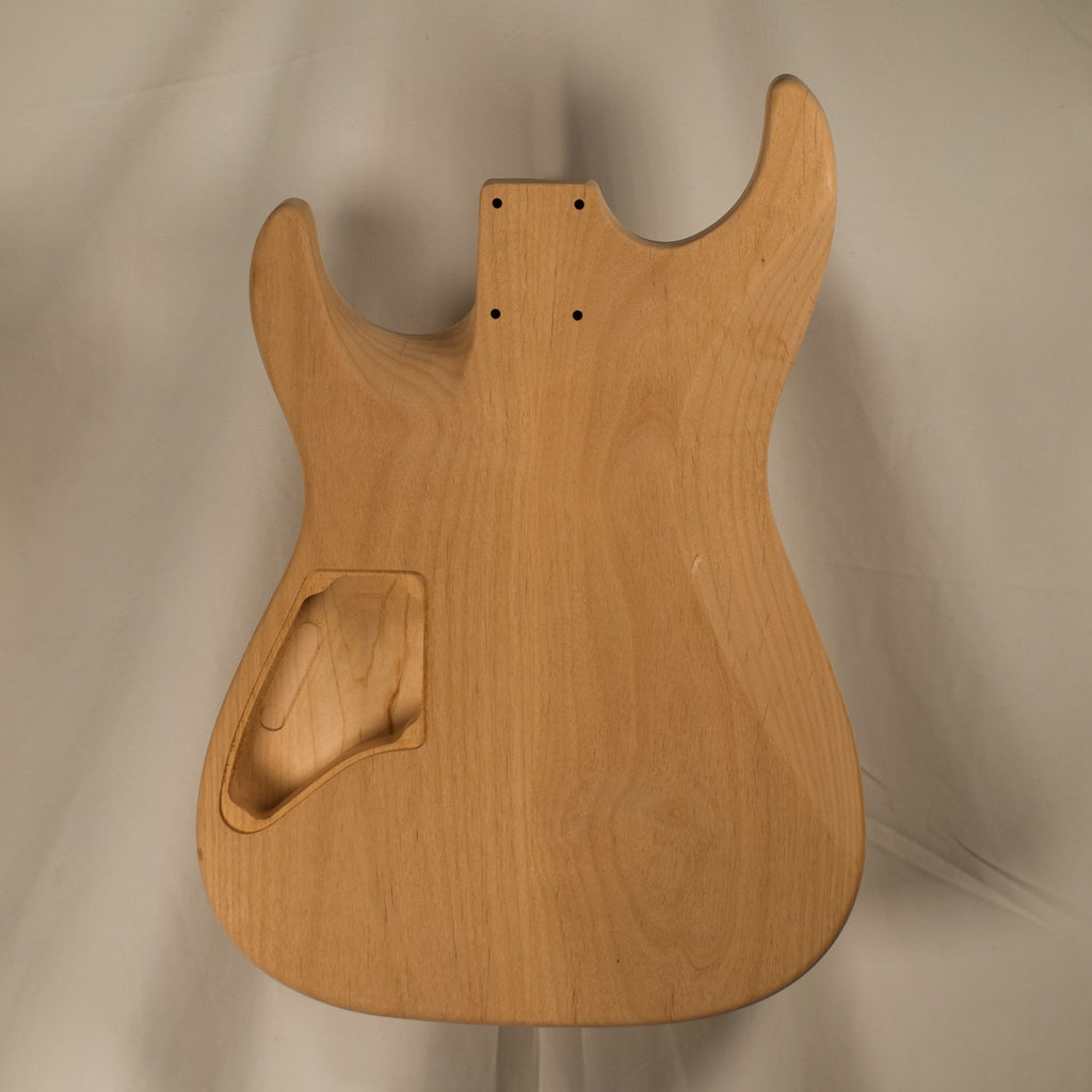 Alder/Maple Carved Top Dinky Strat Guitar Body