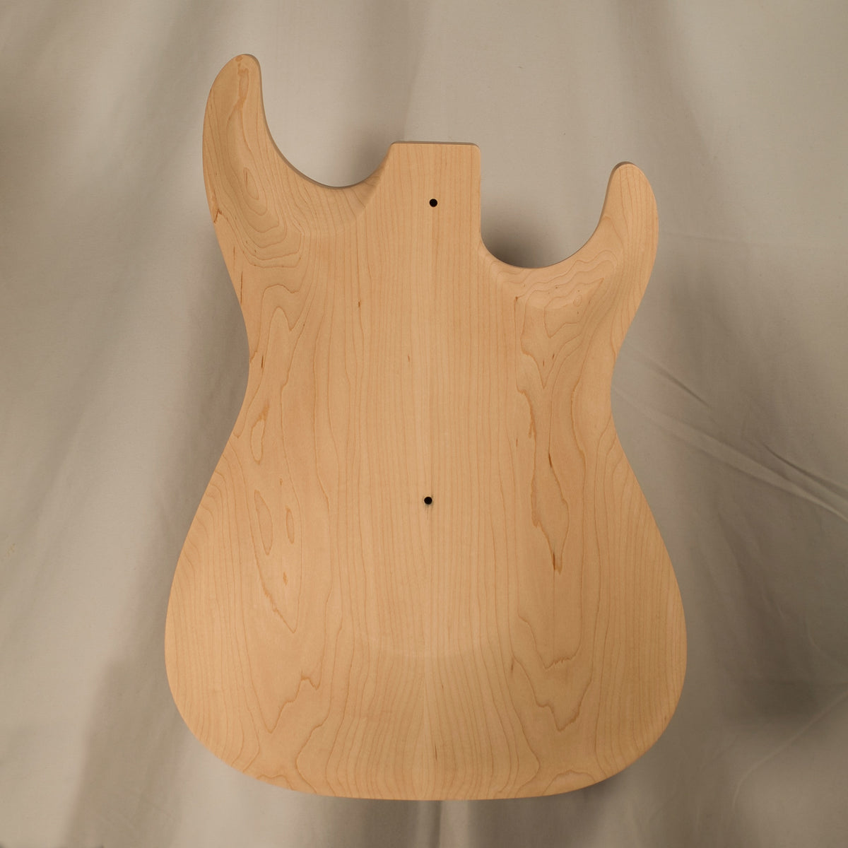 Alder/Maple Carved Top Dinky Strat Guitar Body