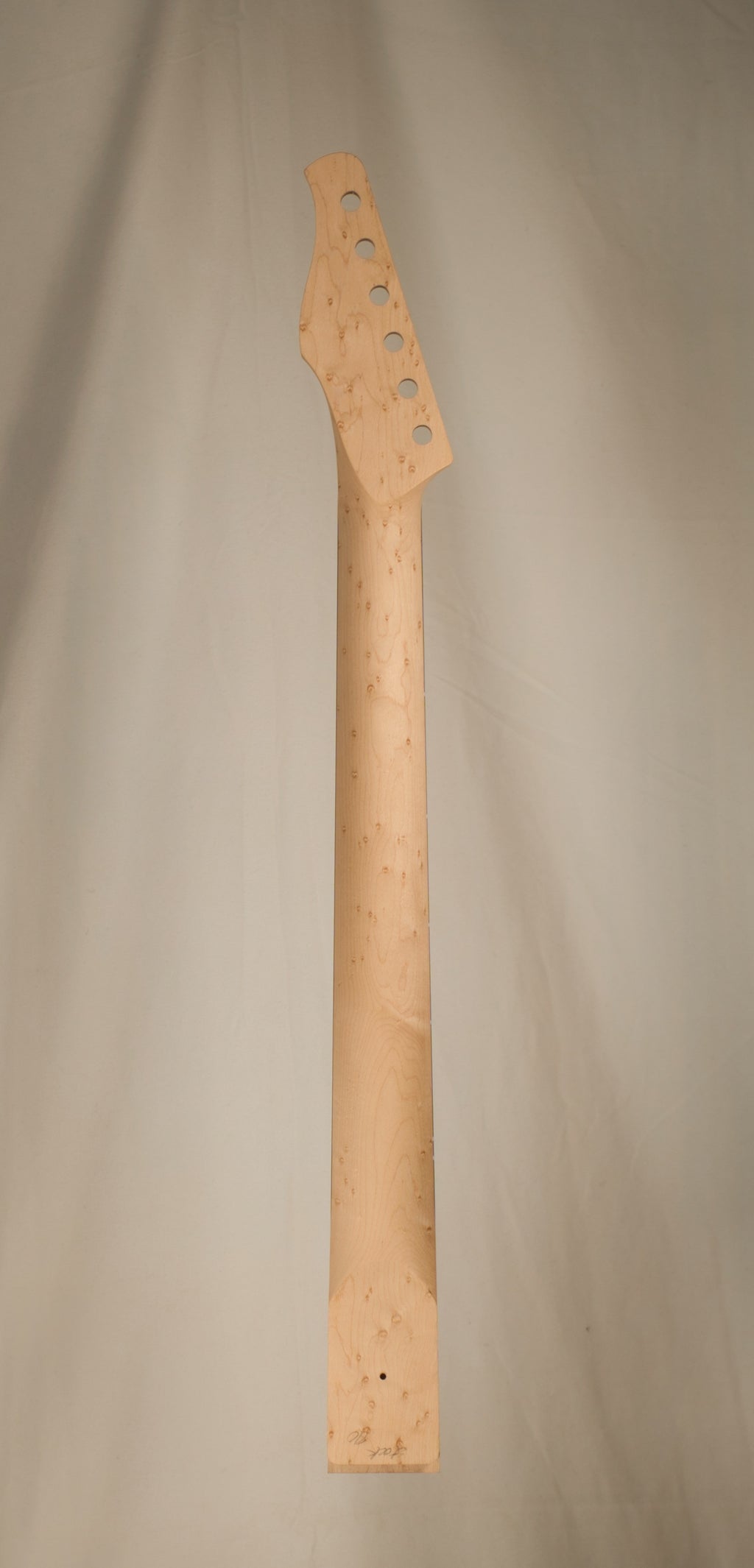 Birdseye Maple/Ebony Custom Guitar Neck
